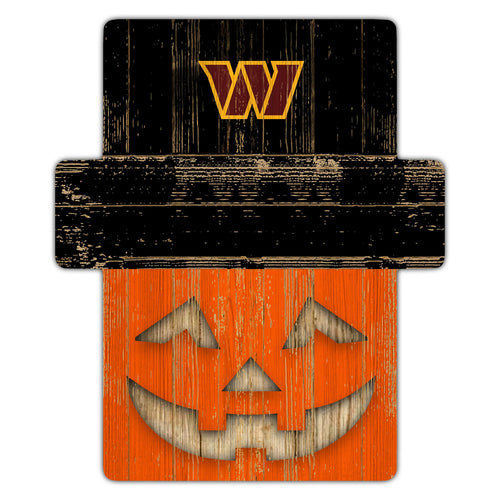 Wholesale NFL2081-Jackolantern 12" Sign (Classic Impressions Exclusive) / N2081-Washington Commanders