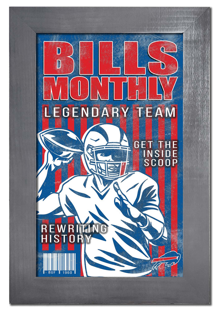 Wholesale NFL2087-Team Illustrated Frame 11x19 / N2087-Buffalo Bills