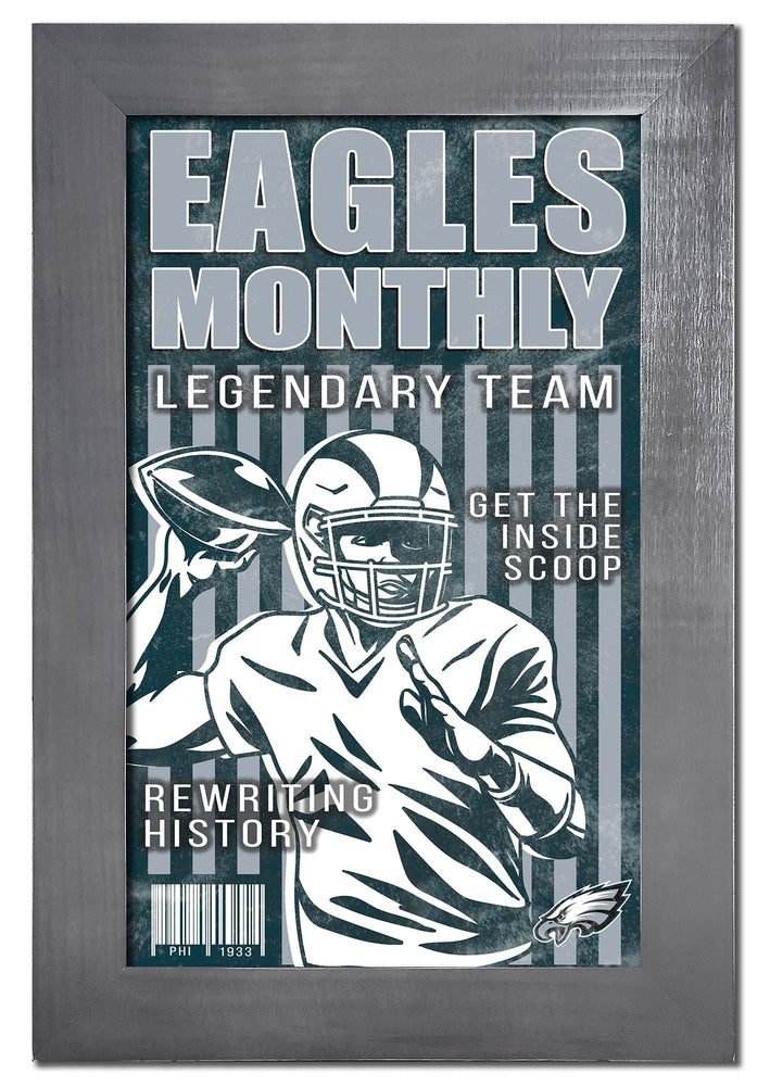 Wholesale NFL2087-Team Illustrated Frame 11x19 / N2087-Philadelphia Eagles