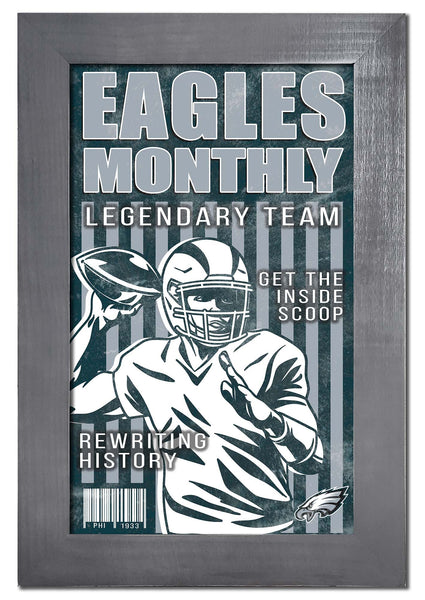 Wholesale NFL2087-Team Illustrated Frame 11x19 / N2087-Philadelphia Eagles