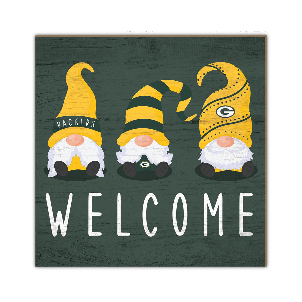Wholesale NFL2089-Welcome Gnomes 10x10 / N2089-Green Bay Packers