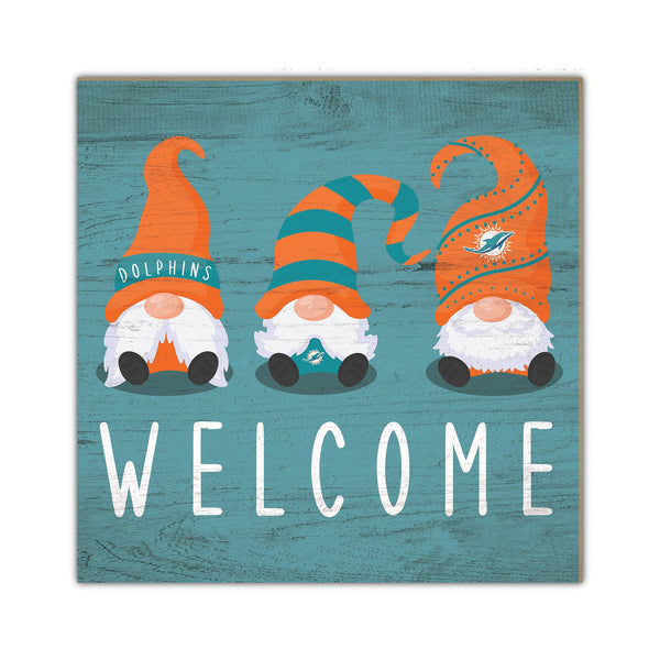 Wholesale NFL2089-Welcome Gnomes 10x10 / N2089-Miami Dolphins