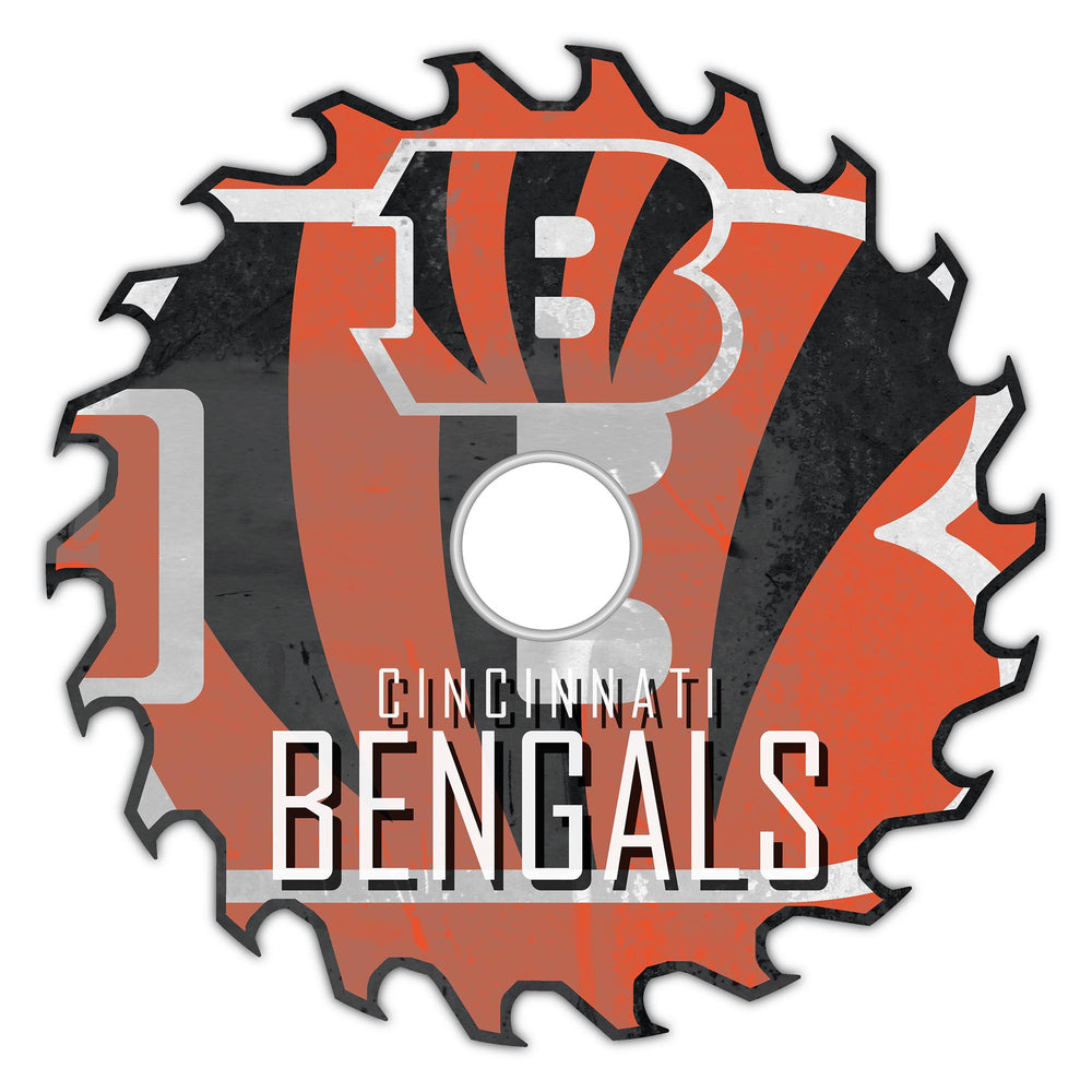 Wholesale NFL2090-Rustic Circular Saw 12in / N2090-Cincinnati Bengals