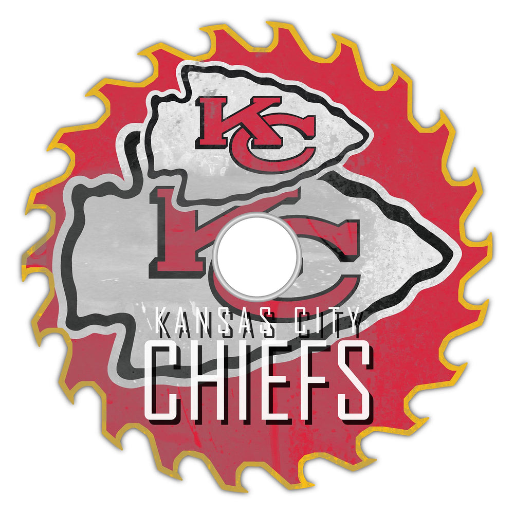 Wholesale NFL2090-Rustic Circular Saw 12in / N2090-Kansas City Chiefs