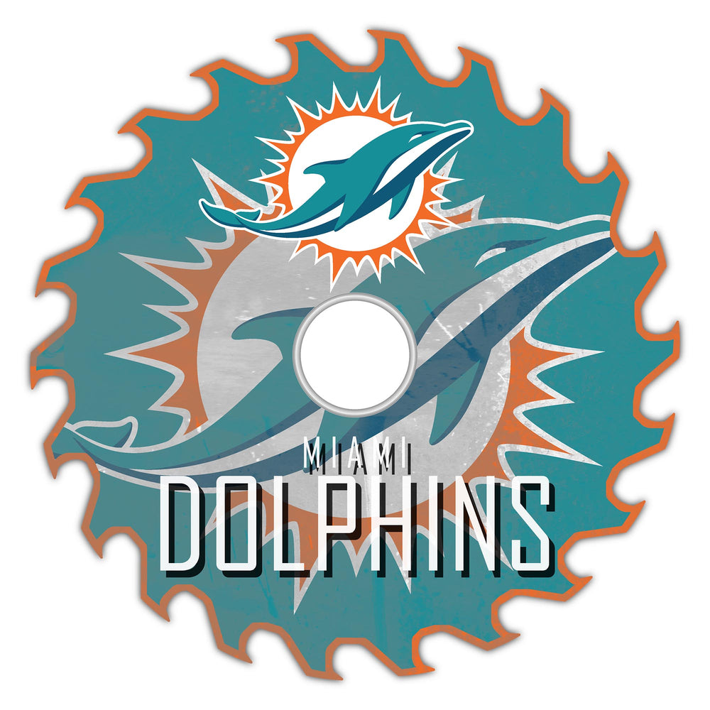 Wholesale NFL2090-Rustic Circular Saw 12in / N2090-Miami Dolphins