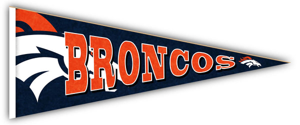 Wholesale NFL2092-Rising Pennant 24in / N2092-Denver Broncos