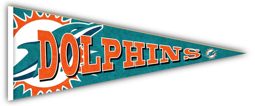 Wholesale NFL2092-Rising Pennant 24in / N2092-Miami Dolphins