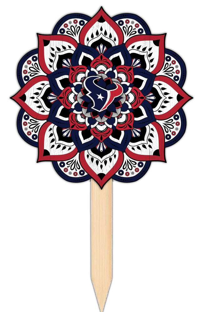Wholesale NFL2095-Mandala Yard Stake / N2095-Houston Texans