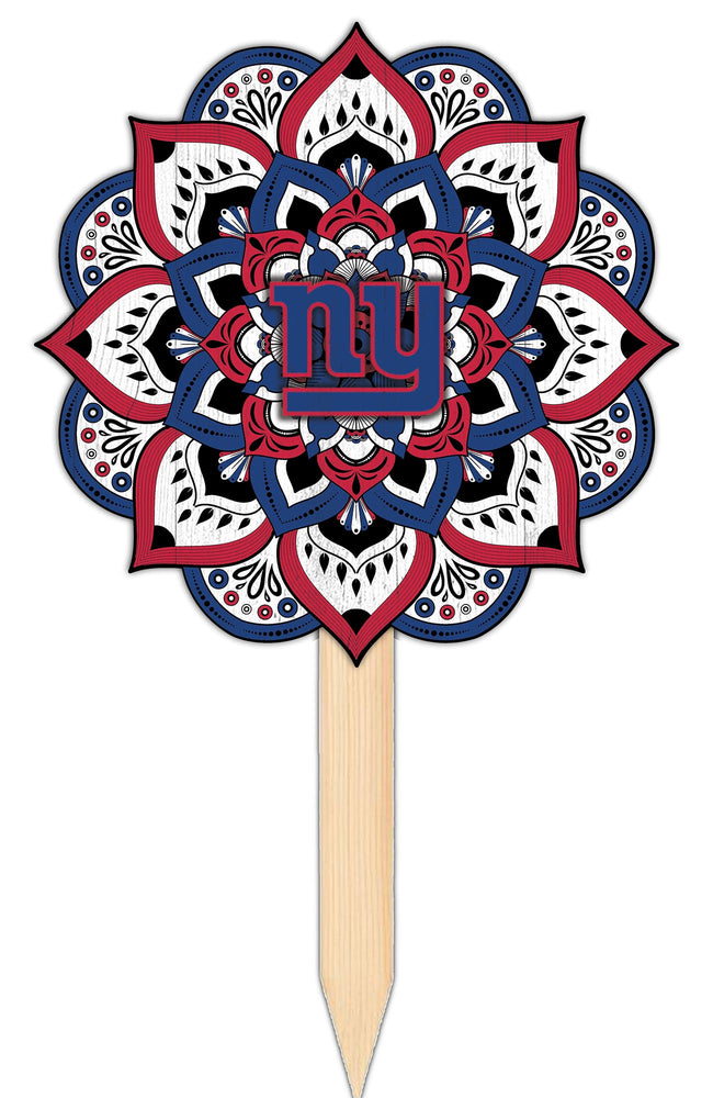 Wholesale NFL2095-Mandala Yard Stake / N2095-New York Giants