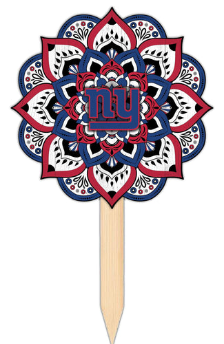 Wholesale NFL2095-Mandala Yard Stake / N2095-New York Giants