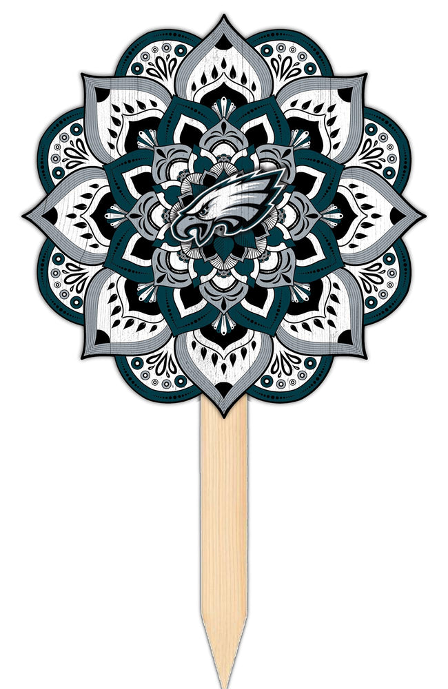 Wholesale NFL2095-Mandala Yard Stake / N2095-Philadelphia Eagles