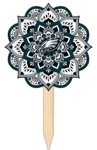 Wholesale NFL2095-Mandala Yard Stake / N2095-Philadelphia Eagles