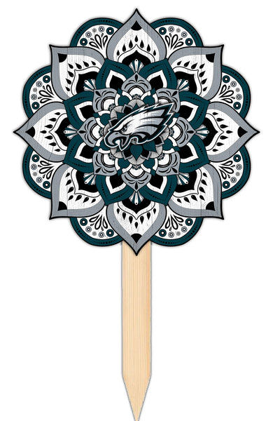 Wholesale NFL2095-Mandala Yard Stake / N2095-Philadelphia Eagles