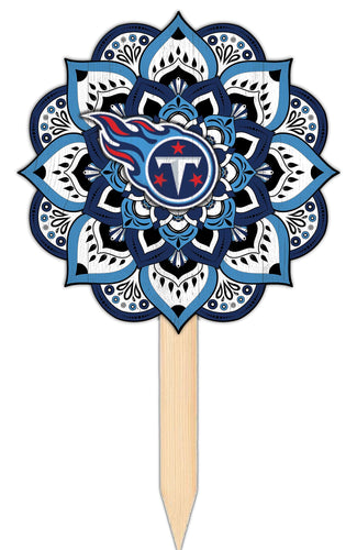 Wholesale NFL2095-Mandala Yard Stake / N2095-Tennessee Titans