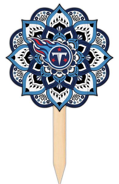 Wholesale NFL2095-Mandala Yard Stake / N2095-Tennessee Titans