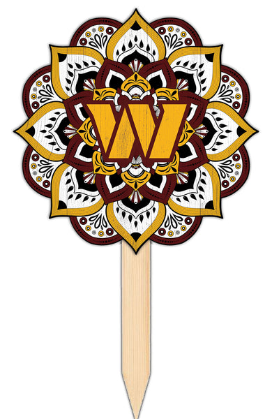 Wholesale NFL2095-Mandala Yard Stake / N2095-Washington Commanders