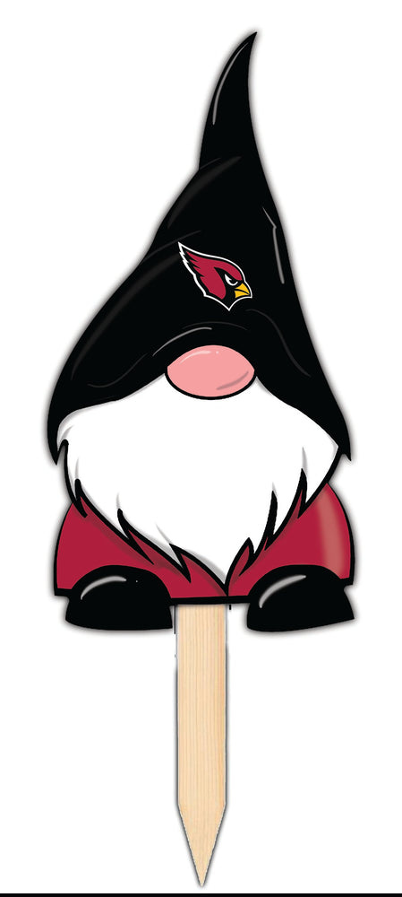 Wholesale NFL2100-Gnome Yard Stake 12in / N2100-Arizona Cardinals