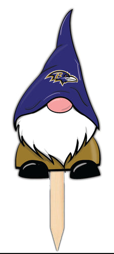 Wholesale NFL2100-Gnome Yard Stake 12in / N2100-Baltimore Ravens