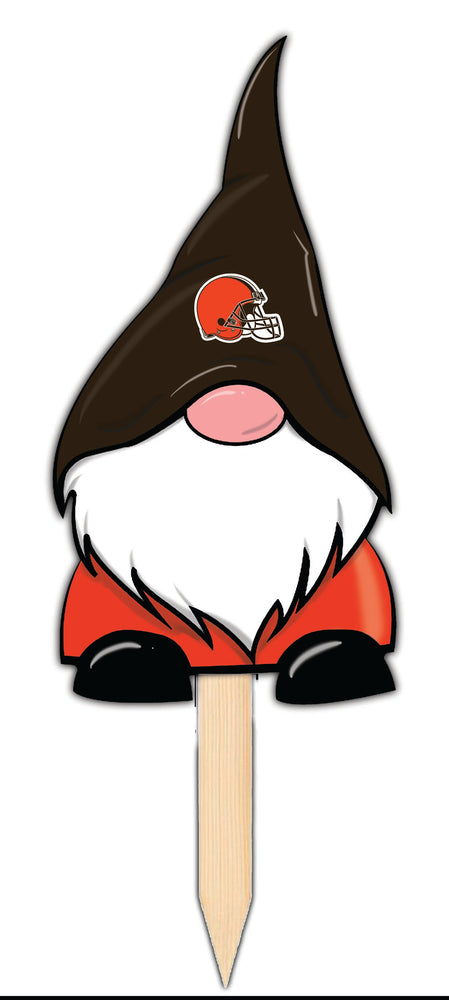 Wholesale NFL2100-Gnome Yard Stake 12in / N2100-Cleveland Browns