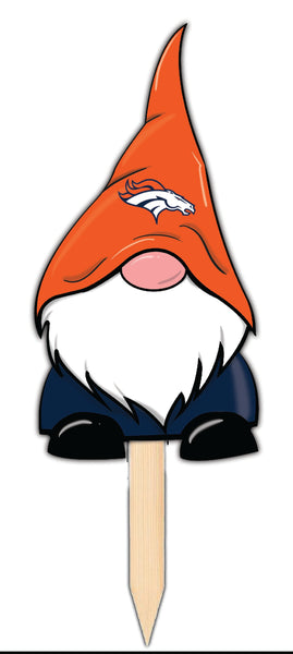 Wholesale NFL2100-Gnome Yard Stake 12in / N2100-Denver Broncos