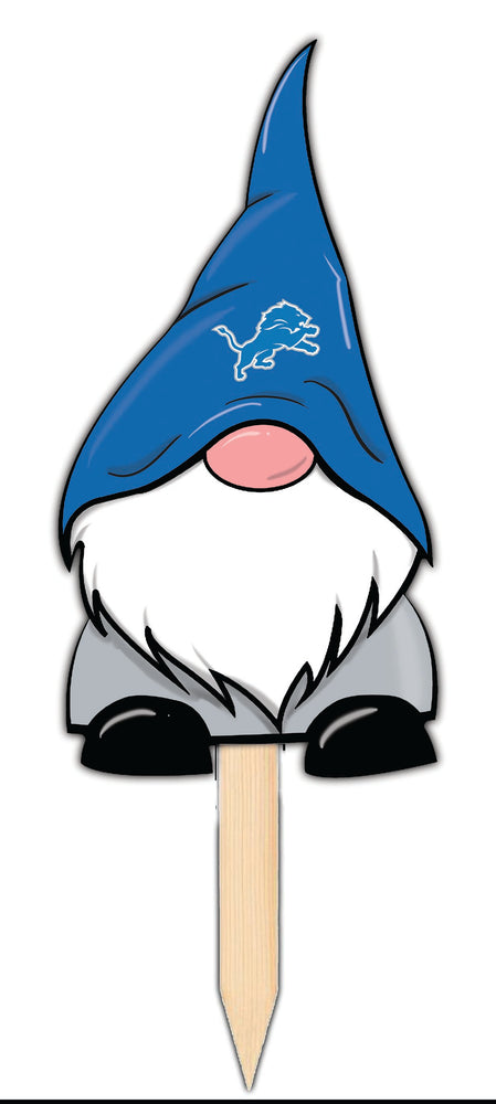 Wholesale NFL2100-Gnome Yard Stake 12in / N2100-Detroit Lions