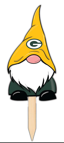 Wholesale NFL2100-Gnome Yard Stake 12in / N2100-Green Bay Packers