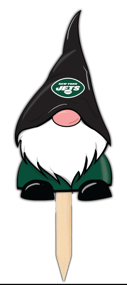 Wholesale NFL2100-Gnome Yard Stake 12in / N2100-New York Jets