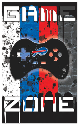 Wholesale NFL2104-4 Color Grunge Game Zone 11x19 / N2104-Buffalo Bills