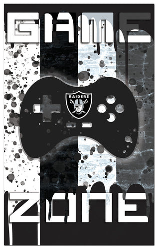 Wholesale NFL2104-4 Color Grunge Game Zone 11x19 / N2104-Las Vegas Raiders