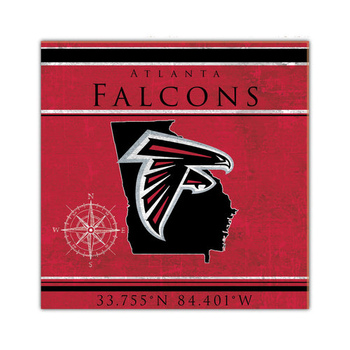 Wholesale NFL2105-Coordinates 10x10 / N2105-Atlanta Falcons