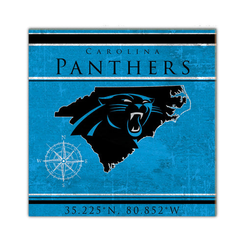 Wholesale NFL2105-Coordinates 10x10 / N2105-Carolina Panthers