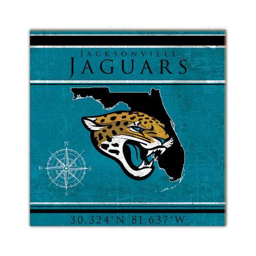 Wholesale NFL2105-Coordinates 10x10 / N2105-Jacksonville Jaguars