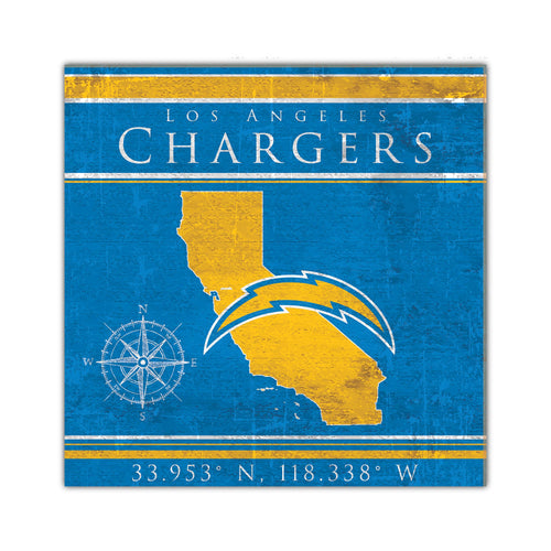 Wholesale NFL2105-Coordinates 10x10 / N2105-Los Angeles Chargers