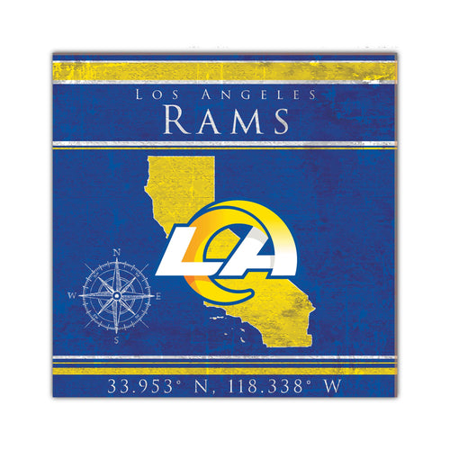 Wholesale NFL2105-Coordinates 10x10 / N2105-Los Angeles Rams