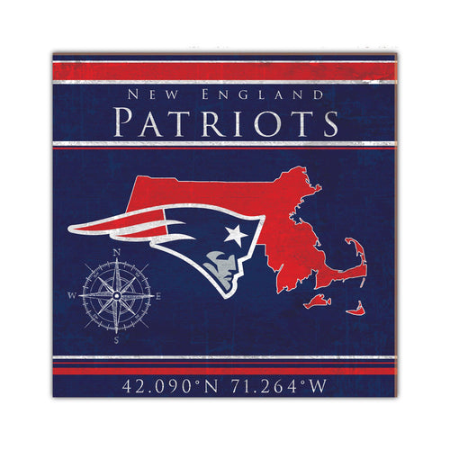 Wholesale NFL2105-Coordinates 10x10 / N2105-New England Patriots