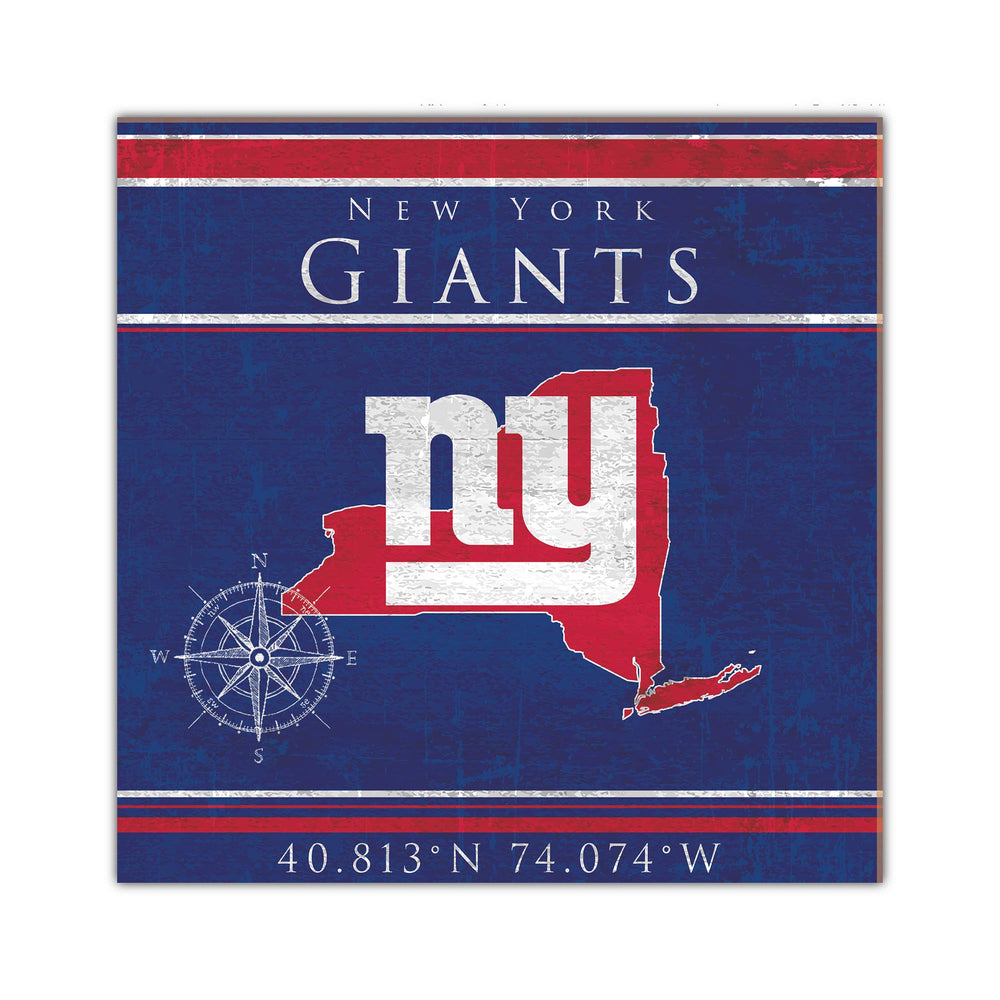 Wholesale NFL2105-Coordinates 10x10 / N2105-New York Giants