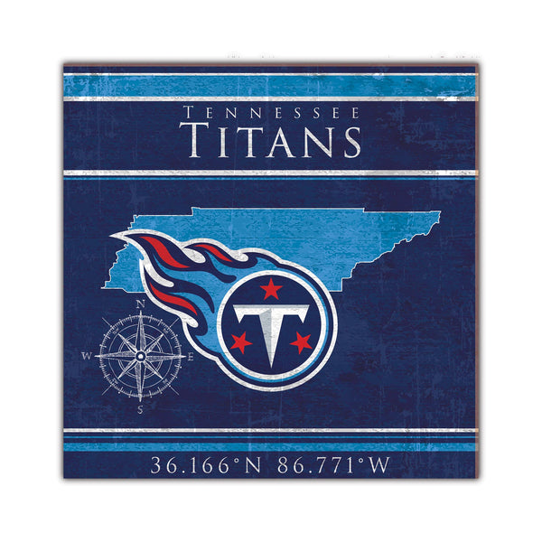 Wholesale NFL2105-Coordinates 10x10 / N2105-Tennessee Titans