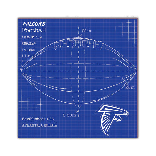 Wholesale NFL2108-Ball Blueprint 10x10 / N2108-Atlanta Falcons