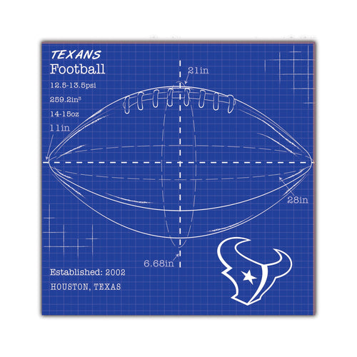 Wholesale NFL2108-Ball Blueprint 10x10 / N2108-Houston Texans