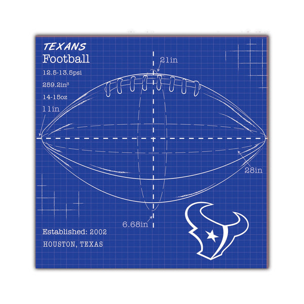 Wholesale NFL2108-Ball Blueprint 10x10 / N2108-Houston Texans