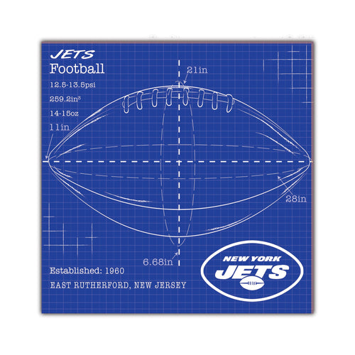 Wholesale NFL2108-Ball Blueprint 10x10 / N2108-New York Jets