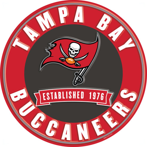 Wholesale NFL2116-Metal Est date circles / N2116-Tampa Bay Buccaneers