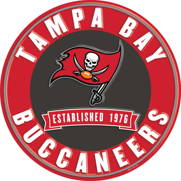 Wholesale NFL2116-Metal Est date circles / N2116-Tampa Bay Buccaneers