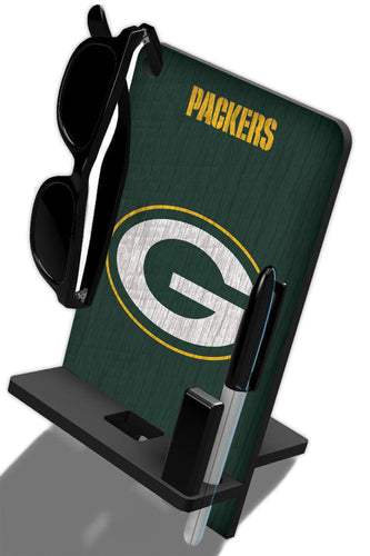 Wholesale NFL2117-4 in 1 Desktop Phone Stand / N2117-Green Bay Packers