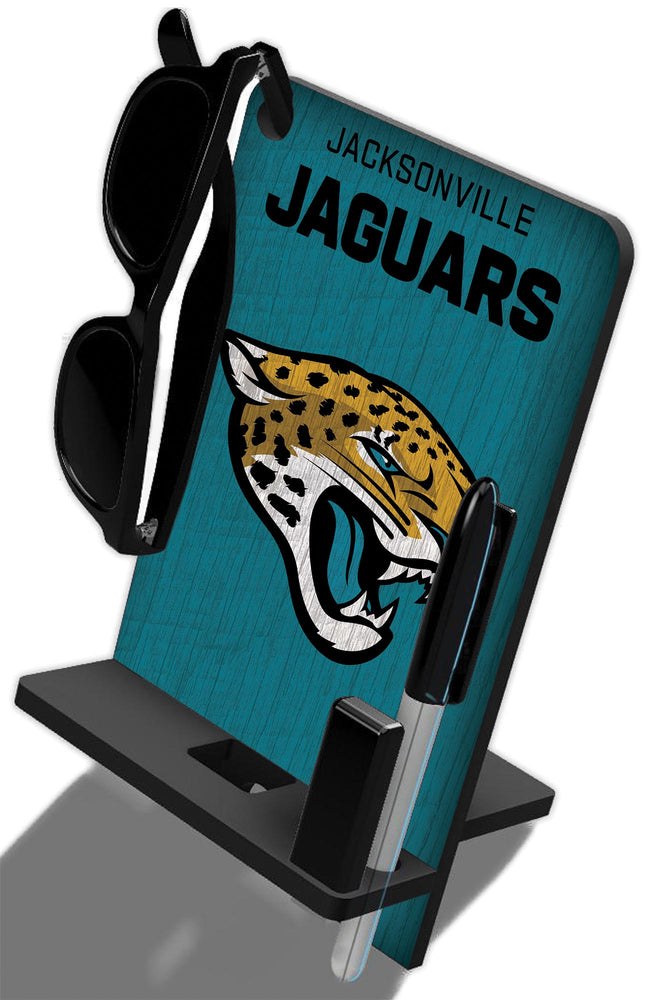 Wholesale NFL2117-4 in 1 Desktop Phone Stand / N2117-Jacksonville Jaguars