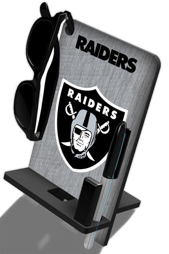 Wholesale NFL2117-4 in 1 Desktop Phone Stand / N2117-Las Vegas Raiders