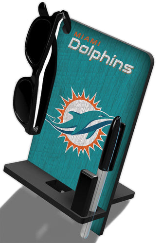 Wholesale NFL2117-4 in 1 Desktop Phone Stand / N2117-Miami Dolphins