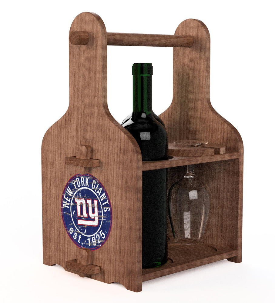 Wholesale NFL2120-Picnic Wine Holder / With Wine / N2120-New York Giants