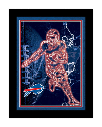 Wholesale NFL2128-Neon Player 12x16 / N2128-Buffalo Bills