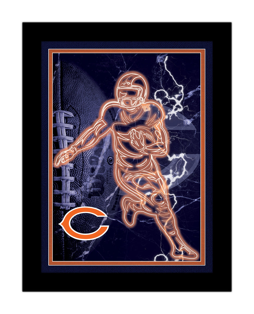 Wholesale NFL2128-Neon Player 12x16 / N2128-Chicago Bears